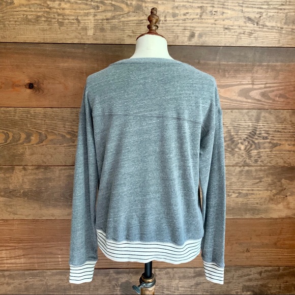 Sundry “Bonjour Winter” Gray Sweatshirt - Picture 3 of 7